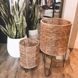 NEW Wicker Plant Stand